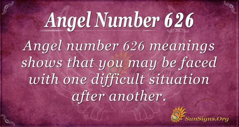 626 angel number|Signification de lange numéro 626